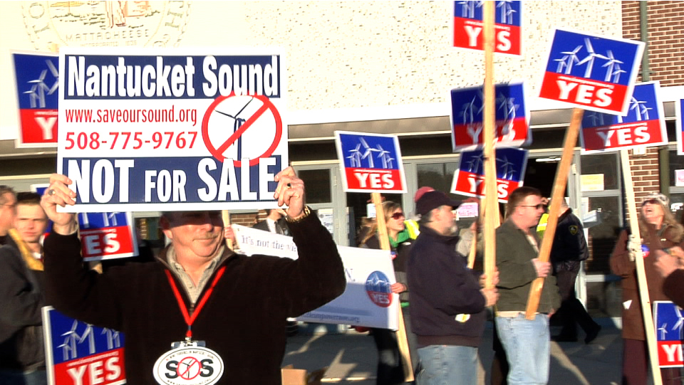 Cliff Carroll Protesting at MMS Hearings Cliff Carroll Protesting at MMS Hearings