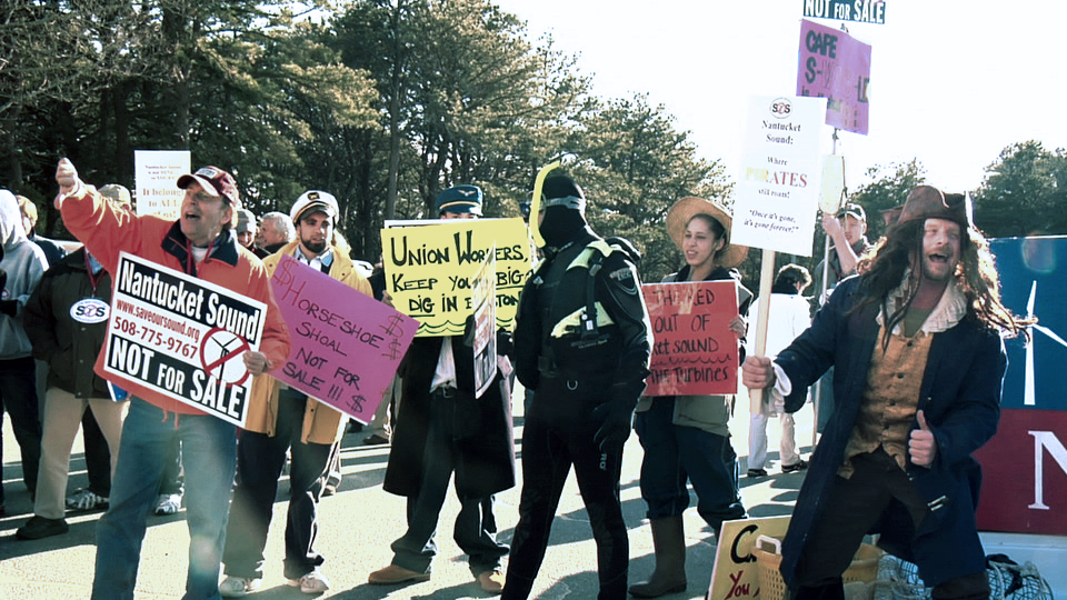 Opponents Protesting at MMS Hearing Opponents Protesting at MMS Hearing