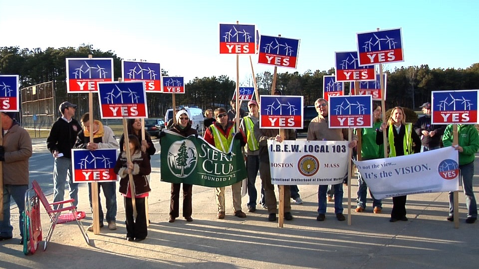 Proponents Protesting at MMS Hearings Proponents Protesting at MMS Hearings